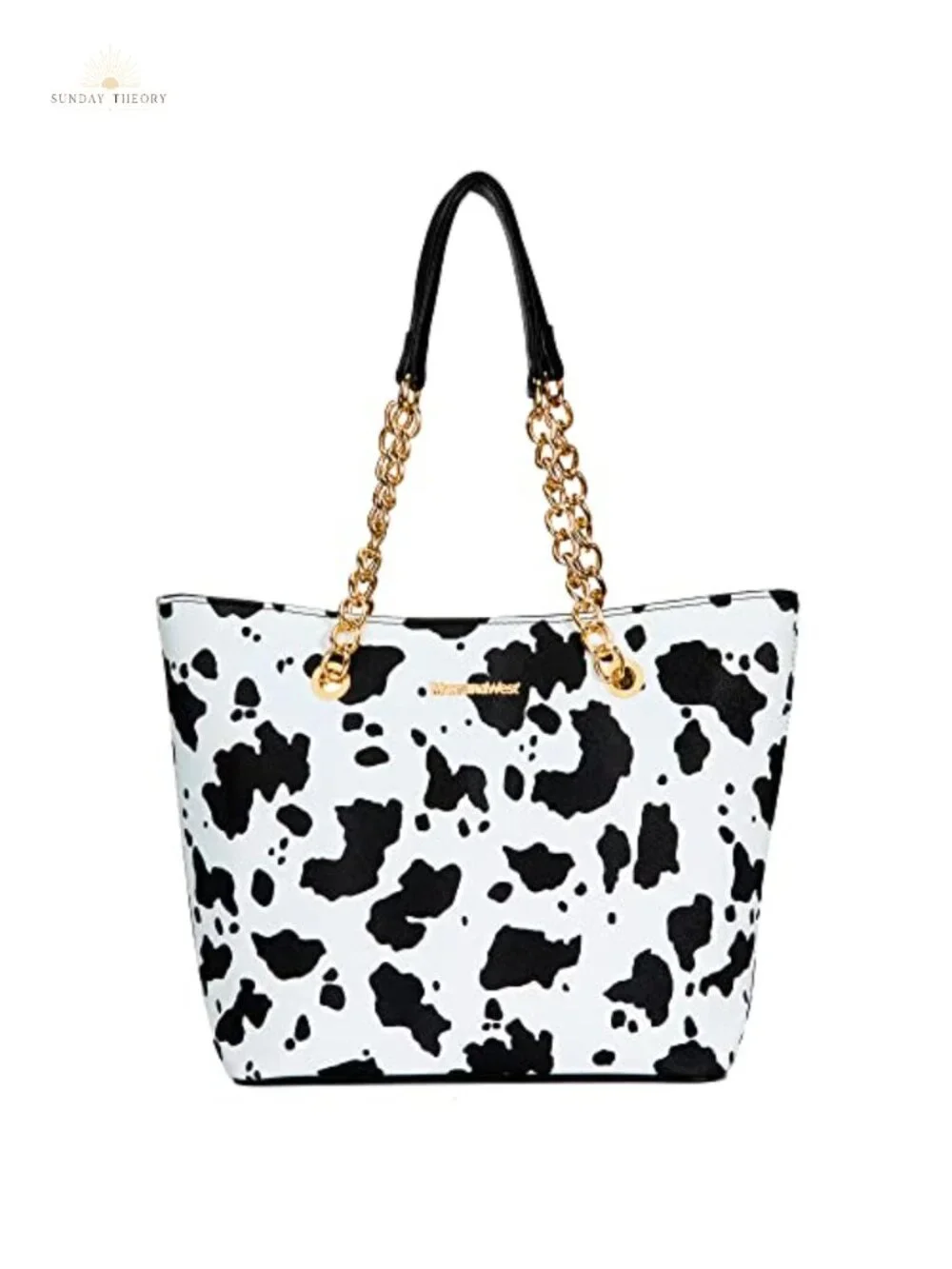 Women's Faux Leather Chain Top-Handle Tote Bag, Large Capacity Satchel with